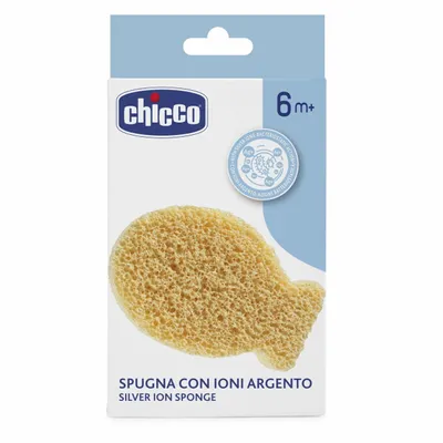 Image de Chicco 00011524000000 Éponge de bain pour bébé Éponge naturelle/naturelle