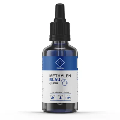 Produktbild von Enolenia® Methylenblau – Methylen - Reinheit und Vielseitigkeit – für mehr Vitalität - Methylblue - 50ml - Braunglasflasche