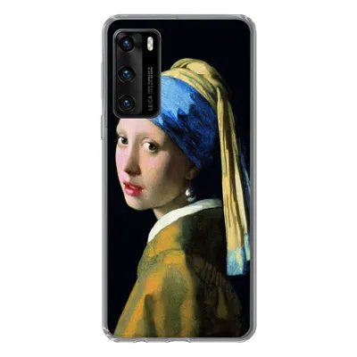 Produktbild von MuchoWow® Handyhülle Schutzhülle Hülle für Huawei P40 Das Mädchen mit dem Perlenohrring - Johannes Vermeer Silikon Softcase Handy Hülle - Handytasche