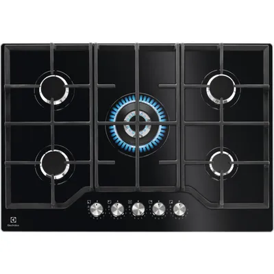 Image de Electrolux KGG75362K Black Built-in 74 cm Gas 5 zone(s)