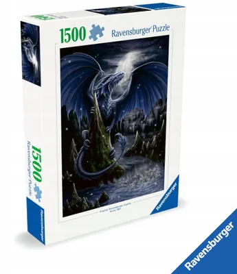 Produktbild von Ravensburger Puzzle Schwarzer Drache 1500 Teile Kinderspielzeug