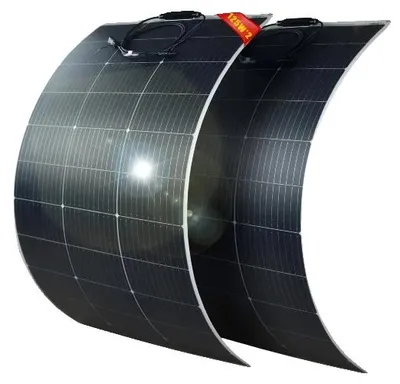 Obrázek produktu pro Solární panely, flexibilní design, vysoká účinnost, 2 kusy panelů o výkonu 125 W