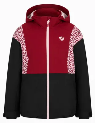 Produktbild von ZIENER ABBE-Z jacket junior unisex Mädchen Ski-/Snowboardjacke rot leo 140