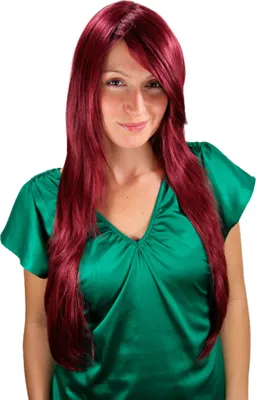 Produktbild von WIG ME UP Perücke aubergine-rot glatt 3110-39