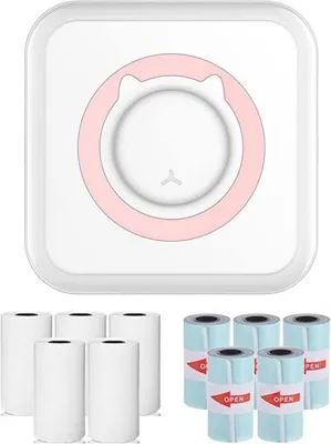 Produktbild von Miniatur-Fotodrucker - Kleiner Portabeler Drucker - Mobiler Fotodrucker - Handlicher Mini-Drucker