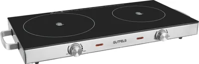 Produktbild von Gutfels Doppel-Kochplatte COOK 4010 | Cerankochfeld 2 Platten 2800 W | Herdplatte 2 Kochfelder aus Glaskeramik | Kochplatten 2er elektrisch inkl. Überhitzungsschutz