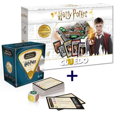 Produktbild von Cluedo Harry Potter + Trivial Pursuit Harry Potter Edition 2019 Spiel Deutsch