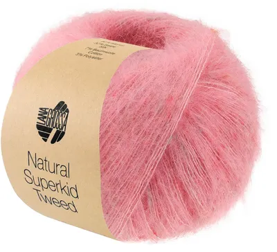 Produktbild von Lana Grossa - Natural Superkid Tweed 0638 nelkenrosa
