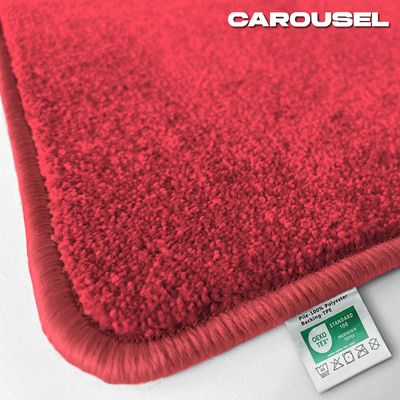 Badematte Carousel Rot 120x100 cm