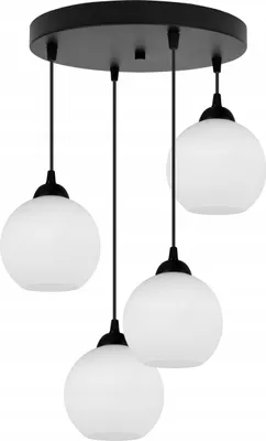 Obrázok produktu pre Klasická Kovová Závesná Lampy S Skleneným Stínidlom