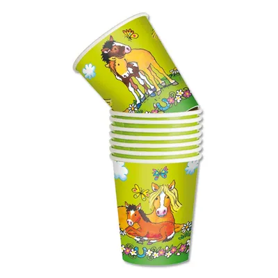 Produktbild von 8 Becher Pferd Mein Ponyhof