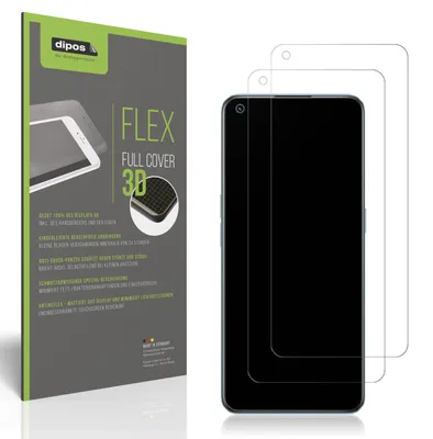 Produktbild von 2x Full Cover Schutzfolie matt für Realme 9 Pro Plus Panzerfolie Anti-Shock