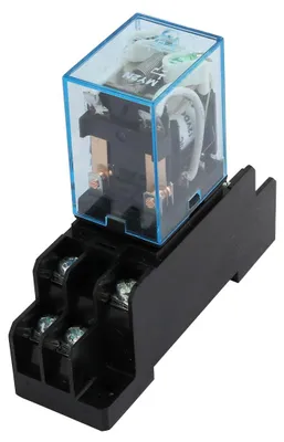 Produktbild von IEC255 DC 12V Spule 8Pin DPDT elektromagnetische Leistungsrelais mit Sockel DE de