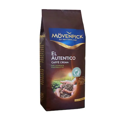Zdjęcie produktu dla Mövenpick El Autentico Coffee Crema całe ziarna mocny smak 1000g