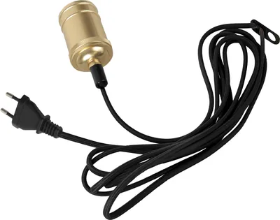 Produktbild von Star Trading 294-47, Lichtanschlusskabel, Schwarz, IP20, E27, 1 Glühbirne(n), 25 W