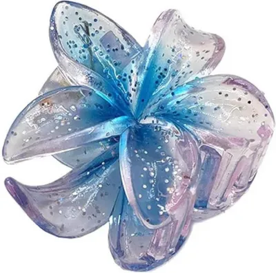 Produktbild von Haarspange Flower - Blau für stilvolle Frisuren KP39308