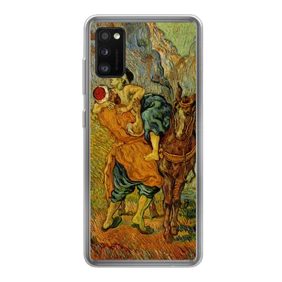 Produktbild von MuchoWow® Handyhülle Schutzhülle Hülle für Samsung Galaxy A41 Der barmherzige Samariter - Vincent van Gogh Silikon Softcase Handy Hülle - Mobiltelefon