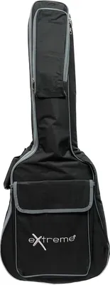 Produktbild von Klassischer Gitarrenkoffer 4/4 CG12 schwarz, 12 mm Polsterung, verstärkte Nähte