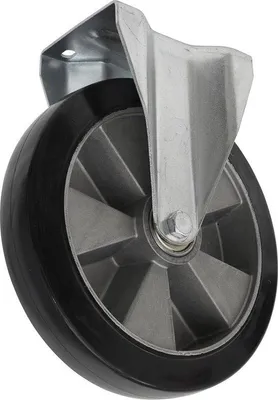 Obrázek produktu pro Těžká 152mm gumová ložiska kol s rukojetí