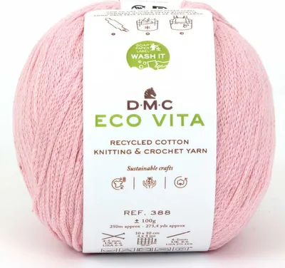 Immagine prodotto di DMC Eco Vita – Filato composto da 80% di cotone riciclato e 20% di fibre riciclate, 388 (colore 4)