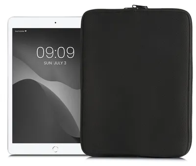 Produktbild von kwmobile Tablet Hülle kompatibel mit 12,4"-12,9" Tablet - Universal Neopren Tasche Cover Case - Schutzhülle Sleeve in Schwarz