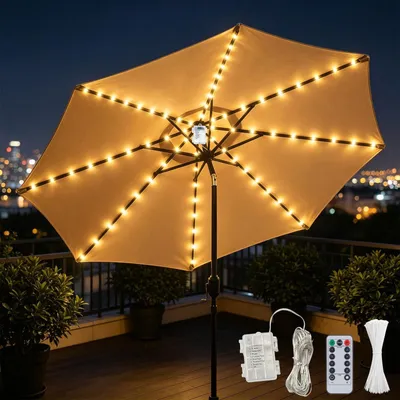 Obrázok produktu pre Reťaz svetiel s 104 LED diódami určená na slnečníky