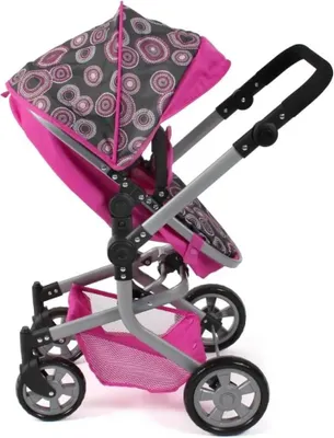 Produktbild von Kombi-Puppenwagen "MIKA" Hot Pink Pearls