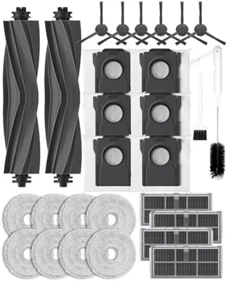 Produktbild von PromoHome® 28 Ersatzteile für Dreame X30 Ultra/Mova E30 Ultra/L10s Pro Ultra Heat/L10s Ultra Gen 2, Staubsauger-Zubehörset: 2 Hauptbürsten