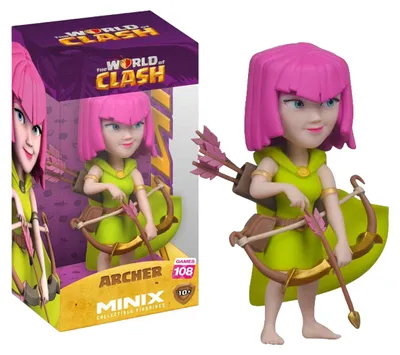 Produktbild von World of Clash Minix Figur Archery 12 cm