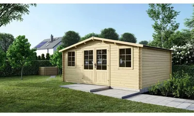 Produktbild von Gartenhaus, Gerätehaus 25m2 - 5x5m - 40mm