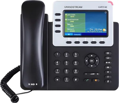 Image de Grandstream GXP2140 Enterprise IP Phone - Téléphone VoIP - fonction d'appel à cinq voies - SIP, RTCP, RTP, SRTP - lignes multiples