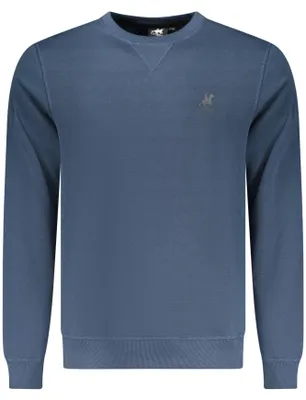 Produktbild von Herren Sweatshirt Blau – Langärmelig, Rundhals, Logo & Aufdruck