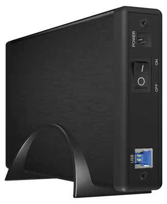Produktbild von ICY BOX IB-377U3 Ext. Gehäuse f. 3,5" SATA (I-III) 6 Gbit/s HDD USB 3.2 Gen 1, UASP, schwarz, HDD-Gehäuse, 3.5", SATA, Serial ATA II, Serial ATA III, 5 Gbit/s, Hot-Swap, Schwarz