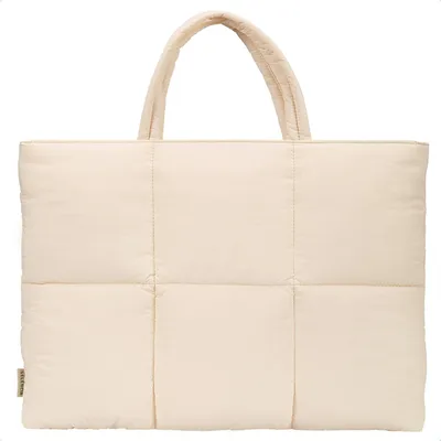 Immagine prodotto di Selencia Vaya Puffy borsa per laptop da 16 pollici - Avorio morbido