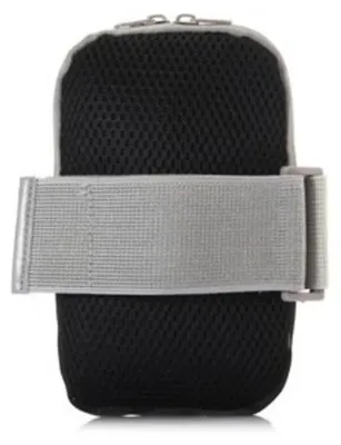 Produktbild von Universal Armtasche Sportarmband Schutztasche für Handy mit 5,5 Zoll mit 2 Fächer und Schlitz für Kopfhörer in Schwarz
