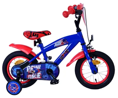 Produktbild von Volare Turbo Crew Kinderfahrrad Jungen 12 Zoll Blau Rot mit Stützrädern