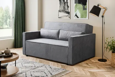 Zdjęcie produktu dla Sofa VESSA amerykanka 2 osobowa funkcja spania rozkładana 200x130 szara