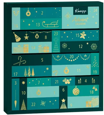 Produktbild von Kneipp Adventskalender 2024, Frauen, Jeder Hauttyp, Reinigend, Feuchtigkeitsspendend, Nährend, Auffrischend, Entspannung, Weichmachend, 24 Stück(e), Box
