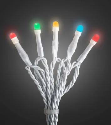 Produktbild von Konstsmide Micro LED Lichterkette, gefrostet, 40 bunte Dioden