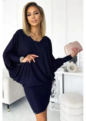 Zdjęcie produktu dla Numoco Damska sukienka imprezowa Isonet navy S/M