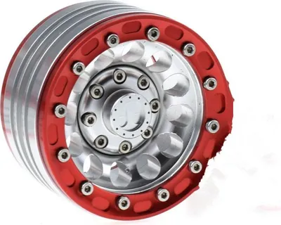 Obrázek produktu pro Metal Beadlock Kolo Rim Pro Traxxas HSP Redcat Rc4wd Tamiya Axial Scx10 D90 Hpi Tire Příslušenství Silver