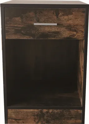 Immagine prodotto di VDD - Comodino - Comodino marrone - Comodino in legno - Comodino moderno