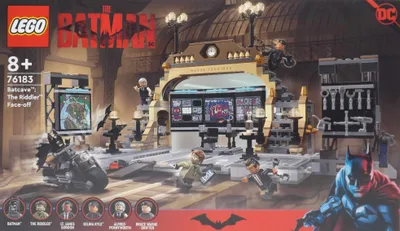 Image de LEGO 76183 DC Batman Batcave : Duel avec Riddler avec moto jouet avec figurines