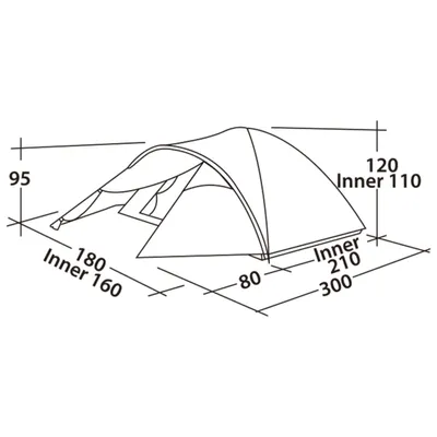 Obrázek produktu pro Stan Easy Camp Quasar 300 gn 3 os. - 120395
