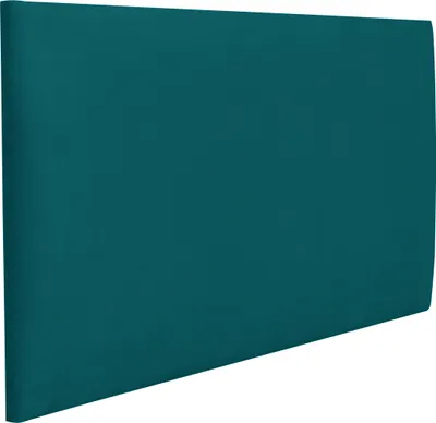 Produktbild von RAVIO Wandpaneel Wandkissen als Kopfteil für Bett 3D Wandverkleidung mit Schaumstoff Wandpolster Wanddeko (50 x 30 cm, Farbe: Dunkles Türkis - Magic Velvet 2220)