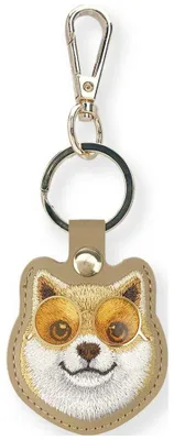 Zdjęcie produktu dla Etui na lokalizator / brelok Nimmy Glasses Cool Dog brązowy