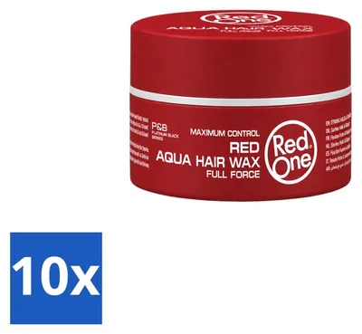 Productafbeelding van 10 x Red One Aqua Haarcrème Rood, 150 ml - Voordeelverpakking - 10 stuks