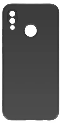 Image de Housse en silicone, Housse de protection pour Huawei P20 Lite, Backcover flexible - Noir