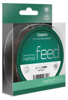 Produktbild von DELPHIN METHOD FEED, 200m, 0,14mm, 1.8kg / 3,97lbs, braun, Monofile Angelschnur, 500650314