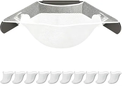Produktbild von Lebensmittelsieb für Spülbecken, dreieckiger Abflussfilter